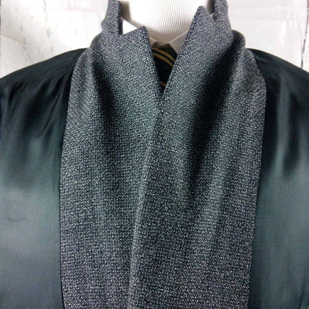 Joseph & Feiss 45R Lambswool 2 Button Gray Multicolor Textured Blazer Sport Coat - Picture 9 of 12